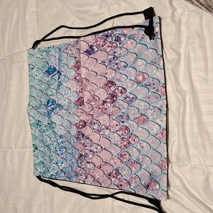 Mermaid drawstring bag